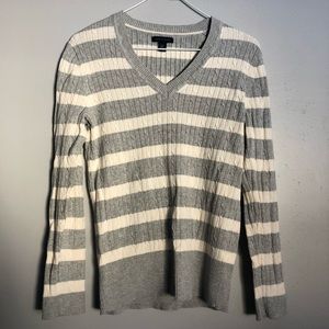 *CLEARANCE* TOMMY HILFIGER Striped V-Neck Sweater